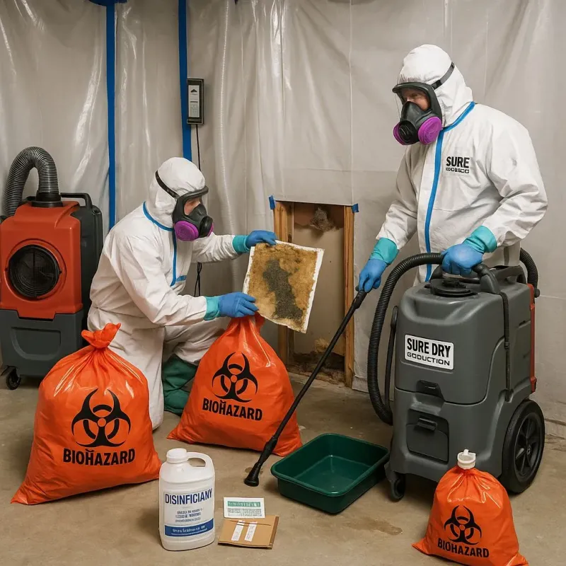 Contaminated Water Handling Protocols process in West Liberty, OH
