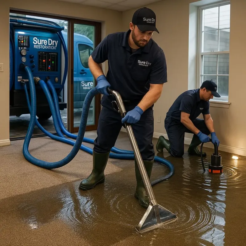 Water Extraction and Removal process in West Liberty, OH